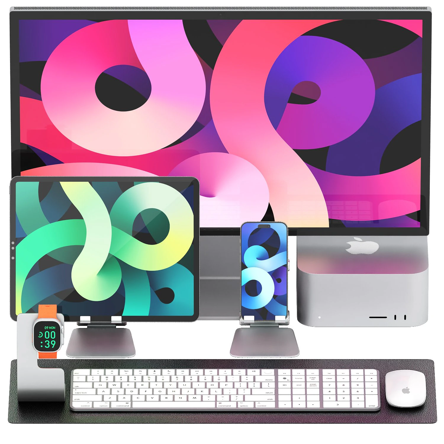 एप्पल सेट 02 3D मॉडल .c4d .max .obj .3ds .fbx .stl .blend 