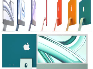 Apple imac m3 Modelo 3D