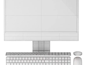 Apple imac m3 Modelo 3D