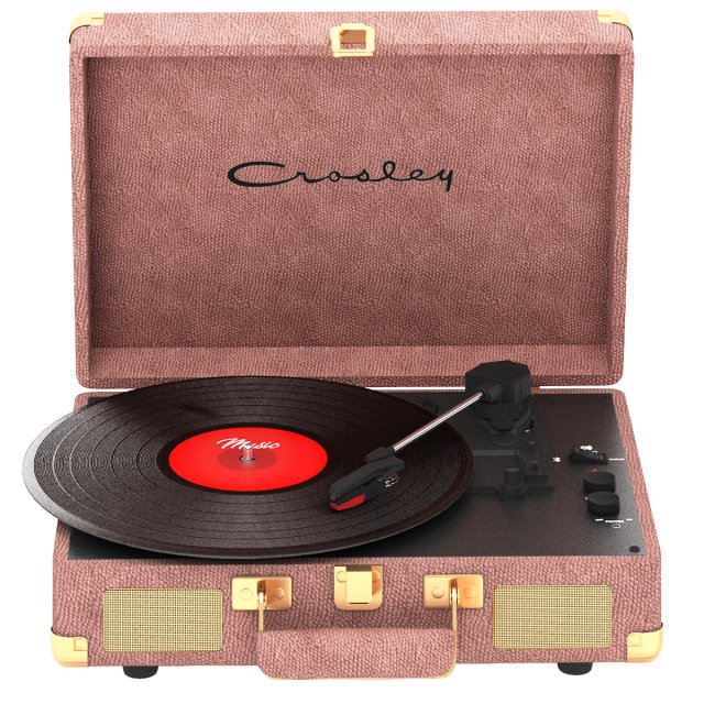 Crosley cruiser deluxe record player 3D Модель .c4d .max .obj .3ds .fbx .stl .blend 