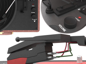 Crosley cruiser deluxe record player 3D Модель