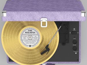 Purple crosley cruiser deluxe record player 3D Model