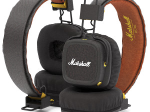 Marshall Major two Bluetooth headphones Model 3D