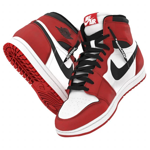 air jordan 1 retro vermelho Modelo 3D .c4d .max .obj .3ds .fbx .stl .blend 