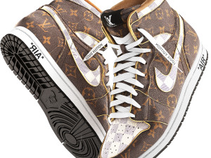 Jordan retro 1 louis vuitton 3D Model