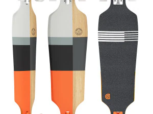 Longboard de press&atilde;o Gold Coast Modelo 3D