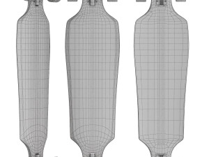 Gold coast pressure longboard 3D Model