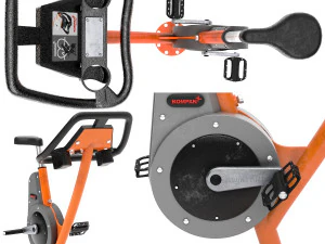 Outdoor Fitness Bike 3D Model