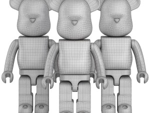 Bearbrick collection 3D Model