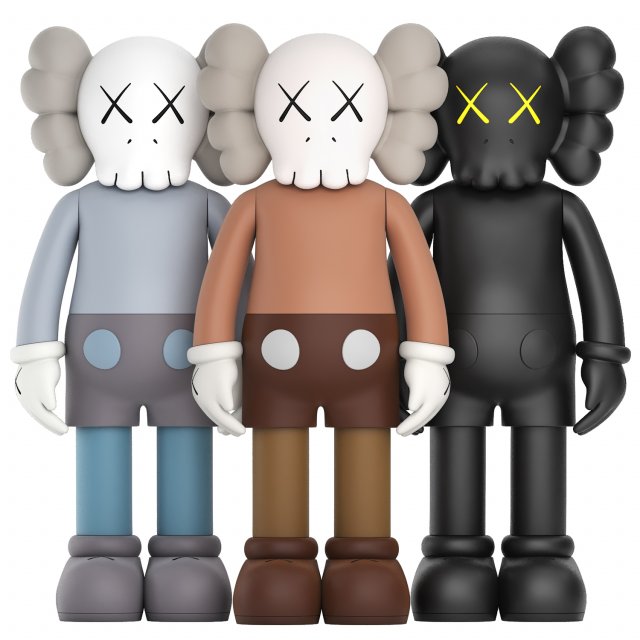 Kaws collection 3D Model .c4d .max .obj .3ds .fbx .stl .blend 