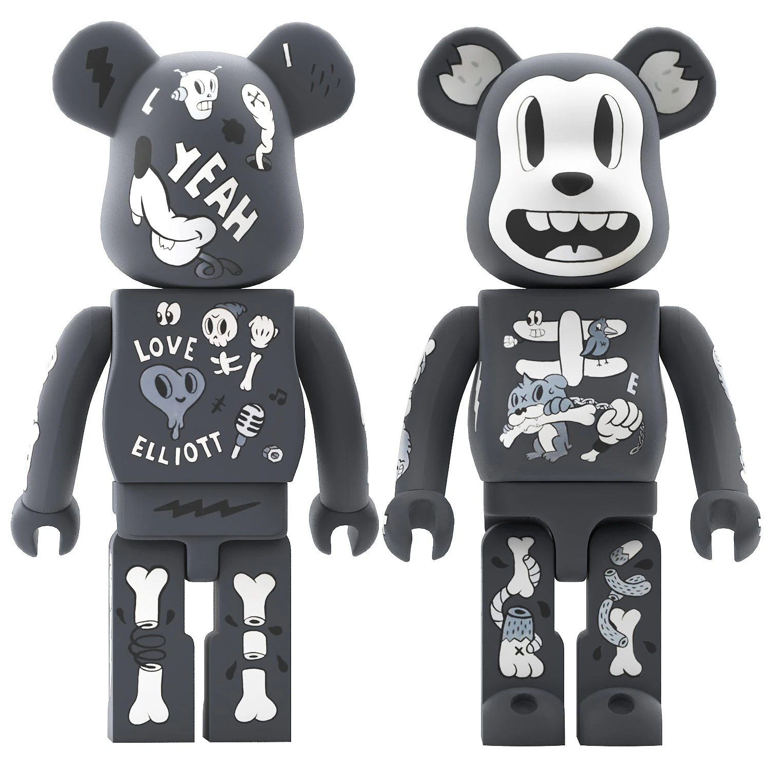 Bearbrick cote escriva 3D Model .c4d .max .obj .3ds .fbx .stl .blend