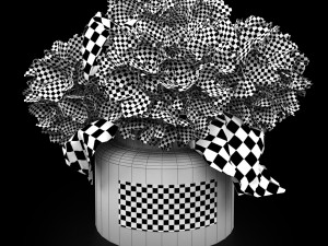 Bouquet of hydrangea Model 3D