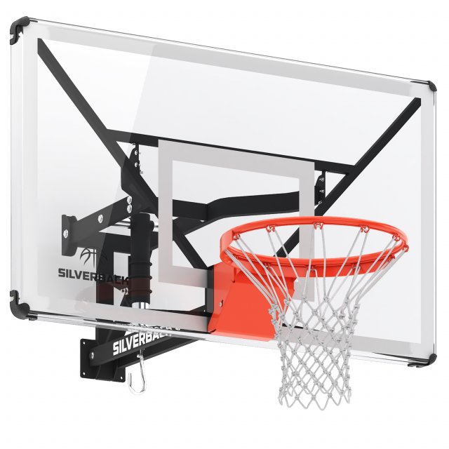 Silverback wall mounted basketball hoop 3D 模型 .c4d .max .obj .3ds .fbx .stl .blend 