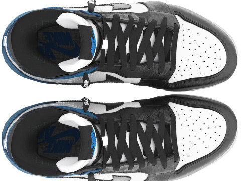 Air jordan 1 retro high og obsidian university blue 3D 모델