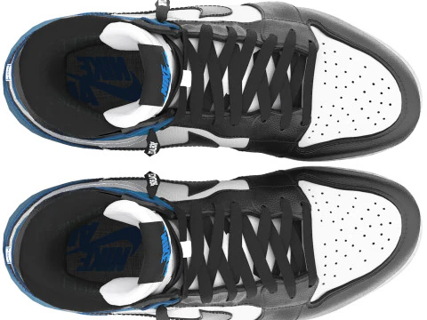 Air jordan 1 retro high og obsidian university blue 3D Model