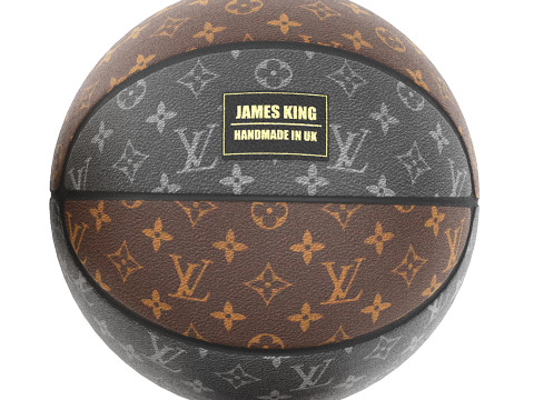 Louis vuitton and gucci basketball 3D Model