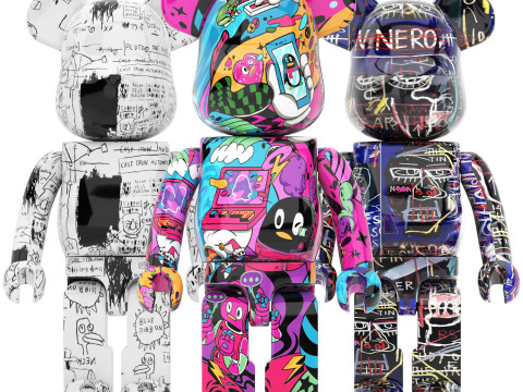 Basquiat bearbrick collection 3D मॉडल