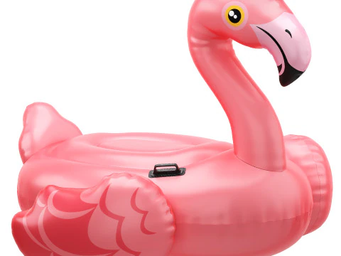 Pink Intex mega flamingo Inflatable Island 3D Model