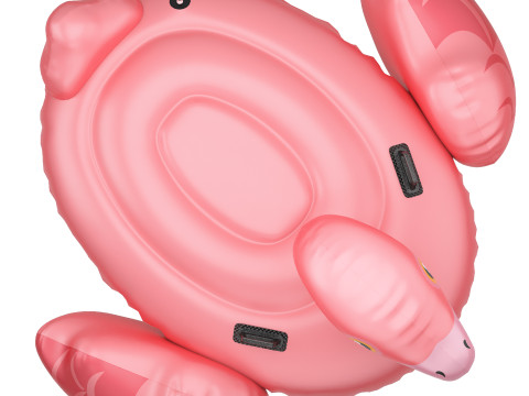 Pink Intex mega flamingo Inflatable Island 3D 모델