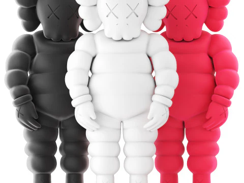 Collezione di amici di Kaws Modello 3D