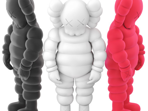 Kaws chum collection Modelo 3D
