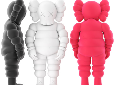 Kaws chum collection Modelo 3D