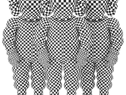 Kaws chum collection Modelo 3D