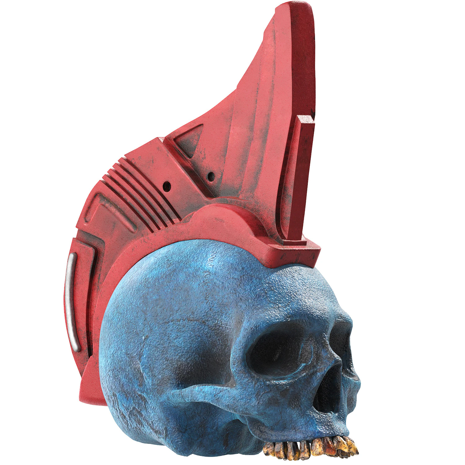Cr&acirc;nio Yondu Modelo 3D .c4d .max .obj .3ds .fbx .stl .blend 