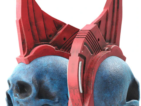 Cr&acirc;nio Yondu Modelo 3D