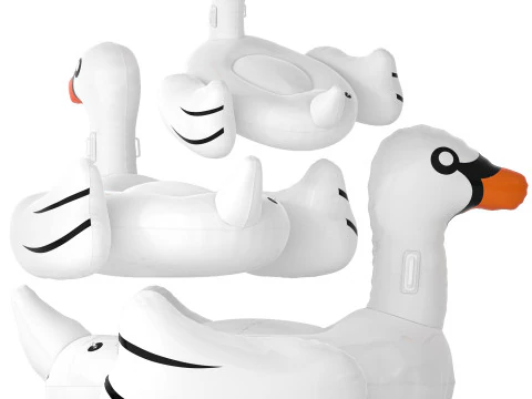 Swimline giant swan float for swimming pools 3D Model