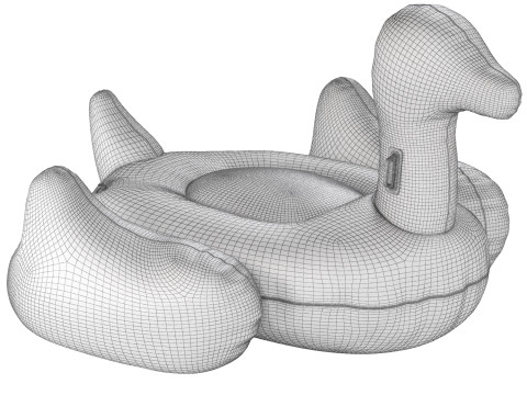 Swimline giant swan float for swimming pools Modelo 3D