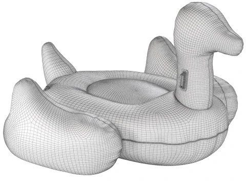 Swimline giant swan float for swimming pools 3D Model