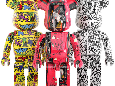 Basquiat bearbrick collection 02 3Dモデル
