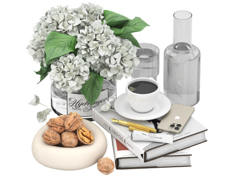 Decorative set 04 3D Model