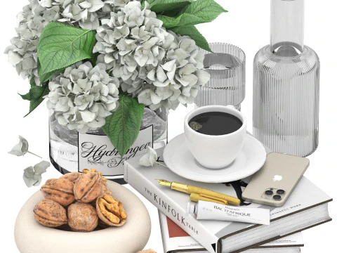 Decorative set 04 3D Model