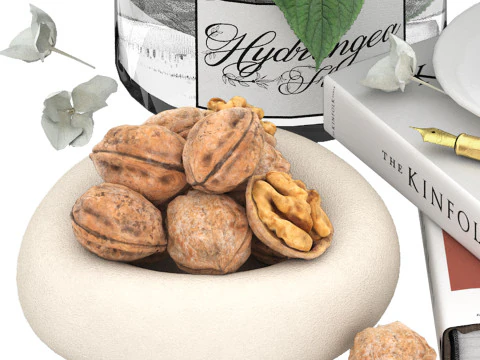 Decorative set 04 3D Model