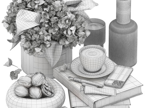 Decorative set 04 Modèle 3D