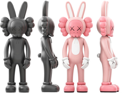 Kaws accomplice vinyl figure 3D मॉडल