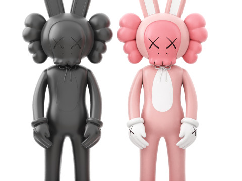 Kaws accomplice vinyl figure 3D 模型