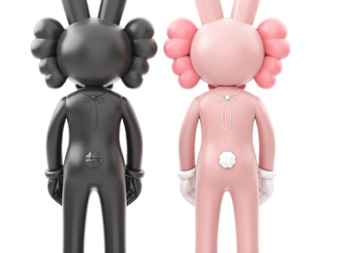 Kaws accomplice vinyl figure 3D 模型