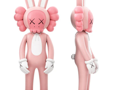 Kaws accomplice vinyl figure 3D Model