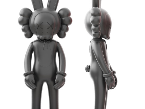 Kaws accomplice vinyl figure 3D 模型