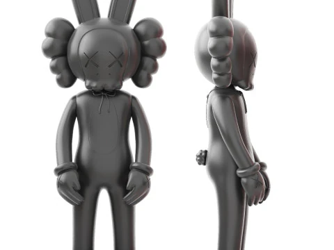 Kaws accomplice vinyl figure 3D Model