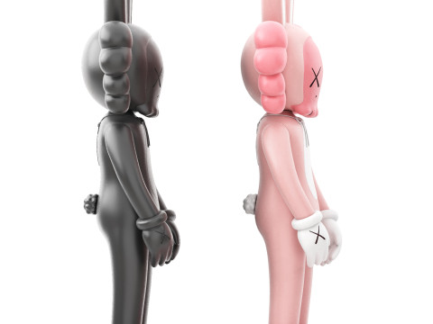 Kaws accomplice vinyl figure 3D 模型