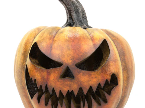 할로윈 호박 3D 모델