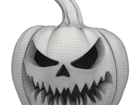 할로윈 호박 3D 모델