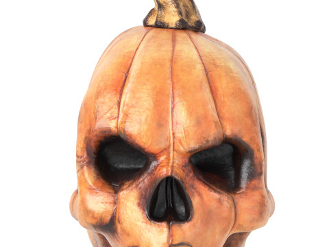 Pumpkin skull head halloween Modello 3D