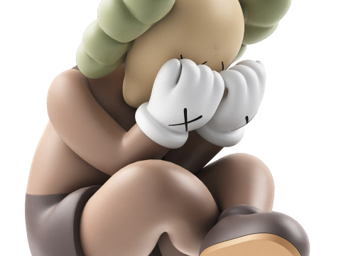 Kaws separated vinyl figures collection Modelo 3D
