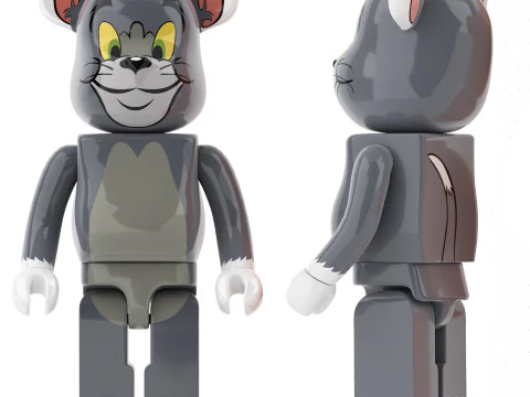 Tom and jerry bearbrick collection 3D Model