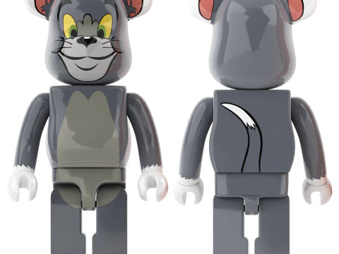 Tom and jerry bearbrick collection 3D Model
